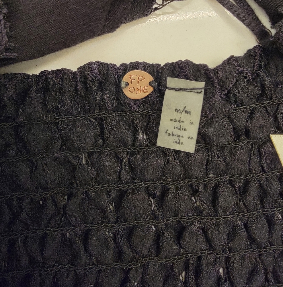 FREE PEOPLE Adella Black Lace Bralette - Picture 7 of 7